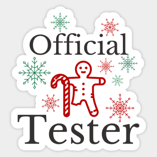 Official Cookie Tester Sticker